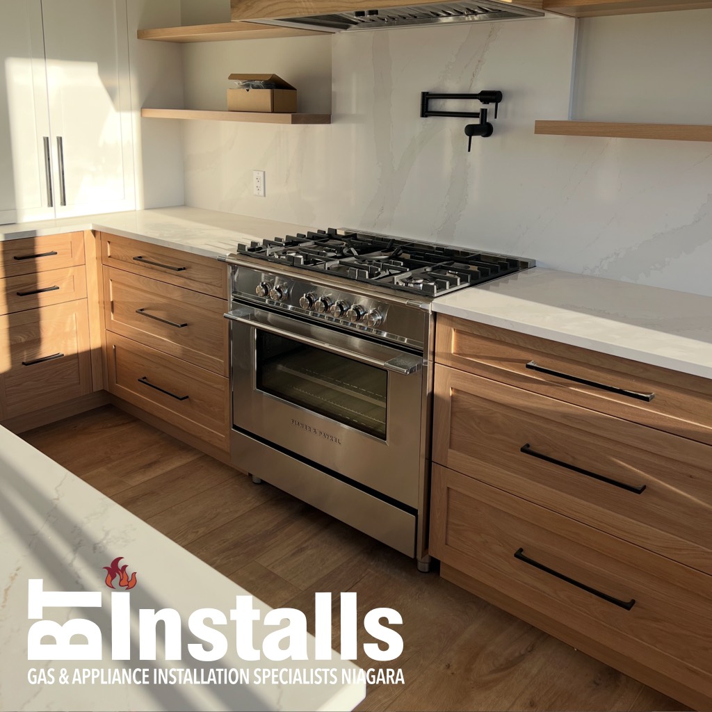 Custom Kitchen Gas Range Installation in Niagara-on-the-Lake